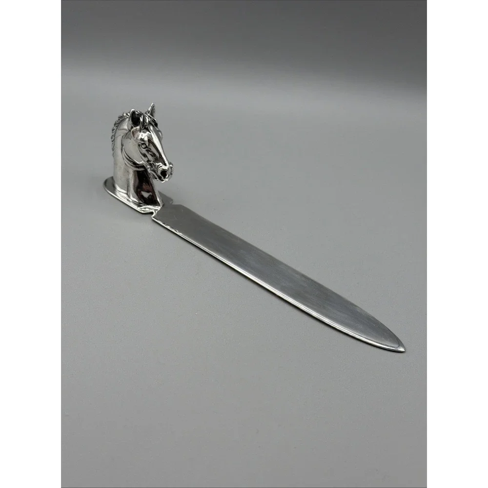 Antique Reed & Barton Equestrian Letter Opener USA  #987